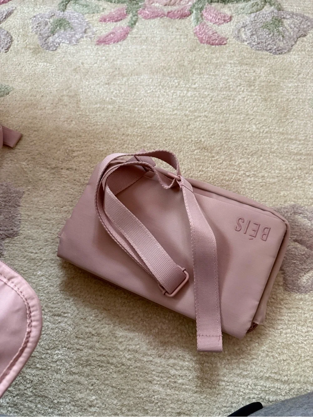 Beis atlas pink diaper bag